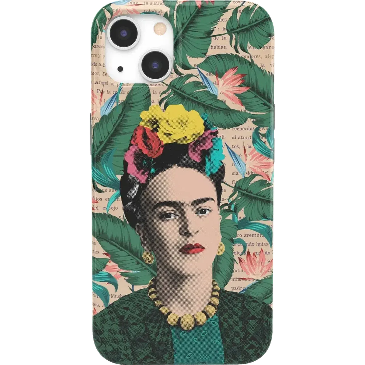 Find Your Muse | Frida Kahlo Portrait Floral Case iPhone Case get.casely Classic iPhone 13 Mini