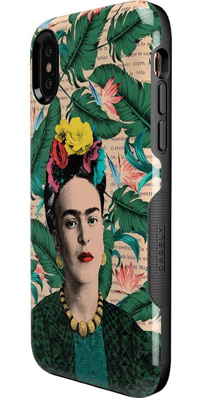 Find Your Muse | Frida Kahlo Portrait Floral Case iPhone Case get.casely