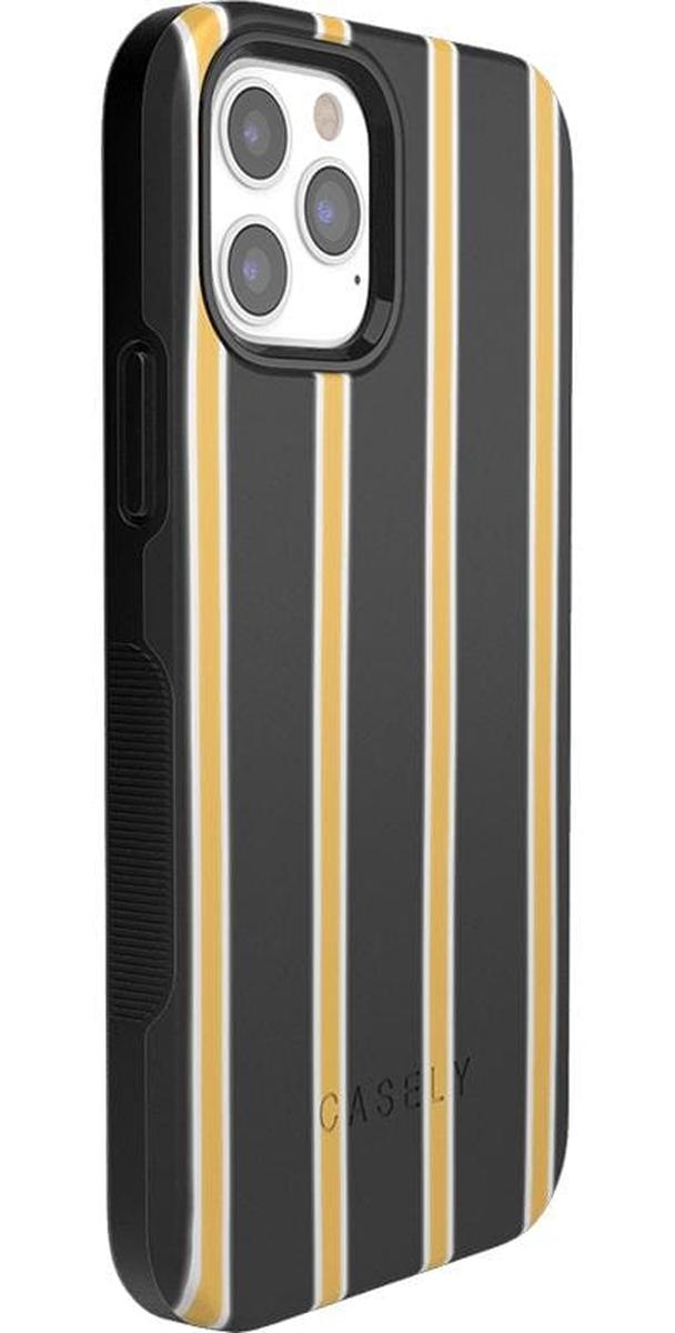 Fine Lines | Mustard Yellow Pinstripe iPhone Case iPhone Case get.casely
