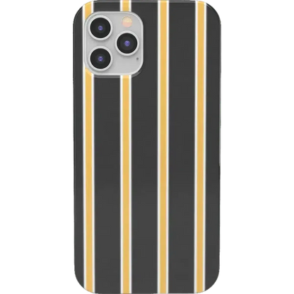 Fine Lines | Mustard Yellow Pinstripe iPhone Case iPhone Case get.casely