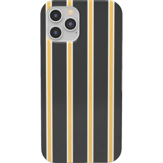 Fine Lines | Mustard Yellow Pinstripe iPhone Case iPhone Case get.casely