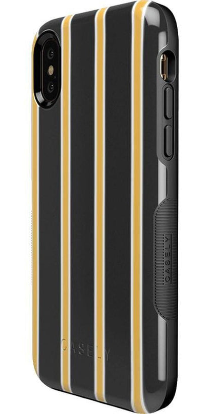 Fine Lines | Mustard Yellow Pinstripe iPhone Case iPhone Case get.casely
