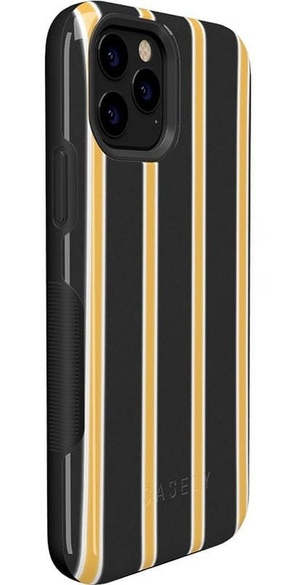 Fine Lines | Mustard Yellow Pinstripe iPhone Case iPhone Case get.casely