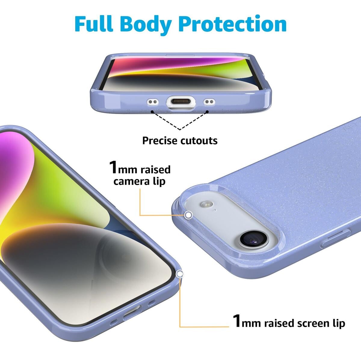 First Light | Periwinkle Pastel Shimmer Case iPhone Case get.casely