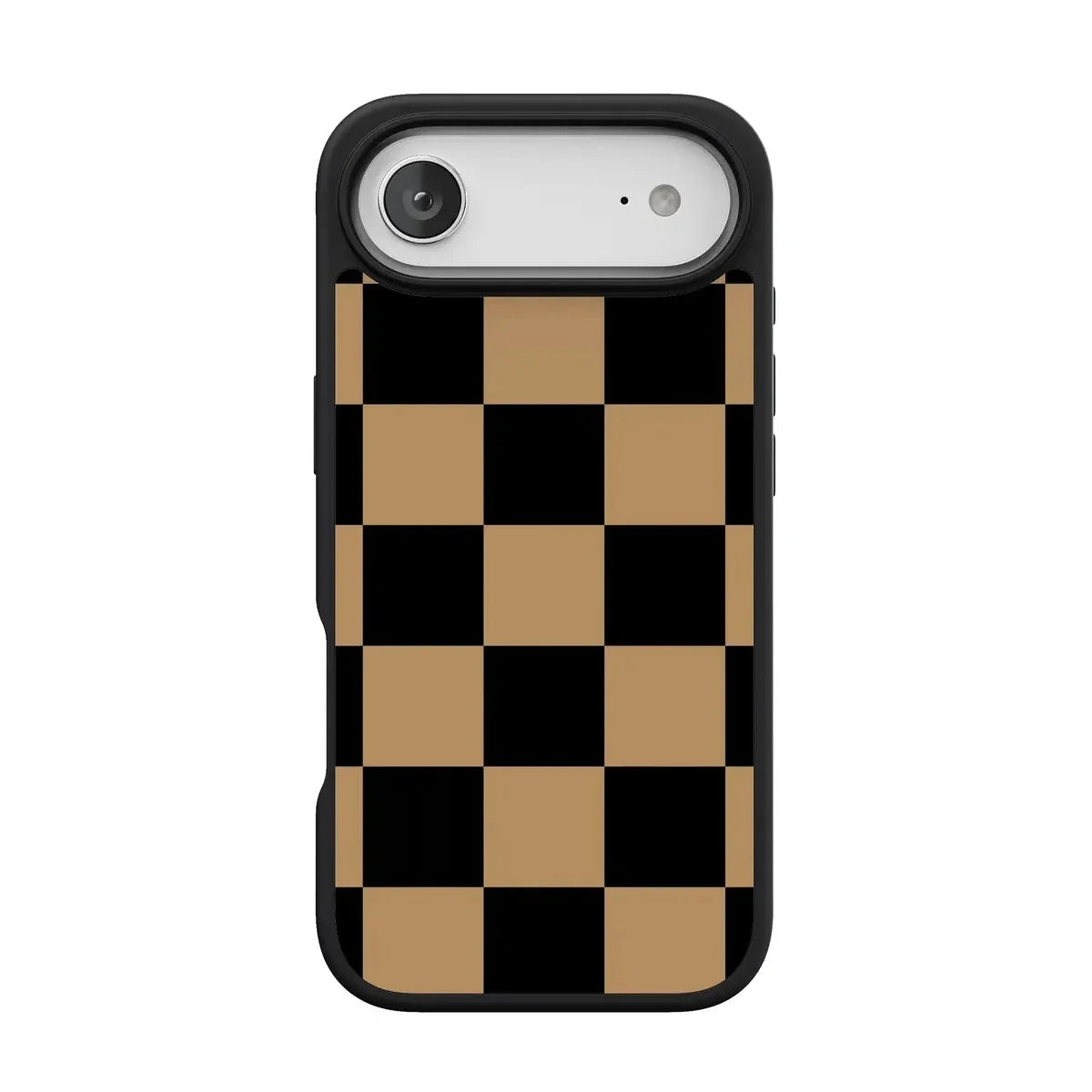Fit Check | Black & Brown Checkerboard Case iPhone Case get.casely Align + MagSafe® iPhone 17 Air