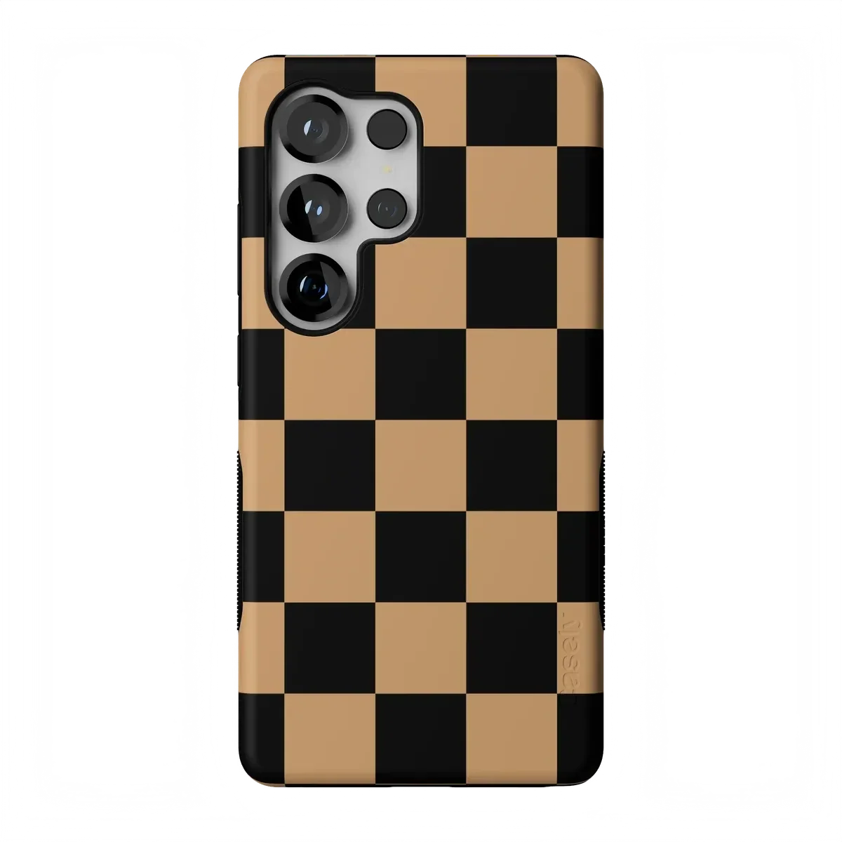 Fit Check | Black & Brown Checkerboard Case iPhone Case get.casely Bold Flex + MagSafe® Galaxy S26 Ultra