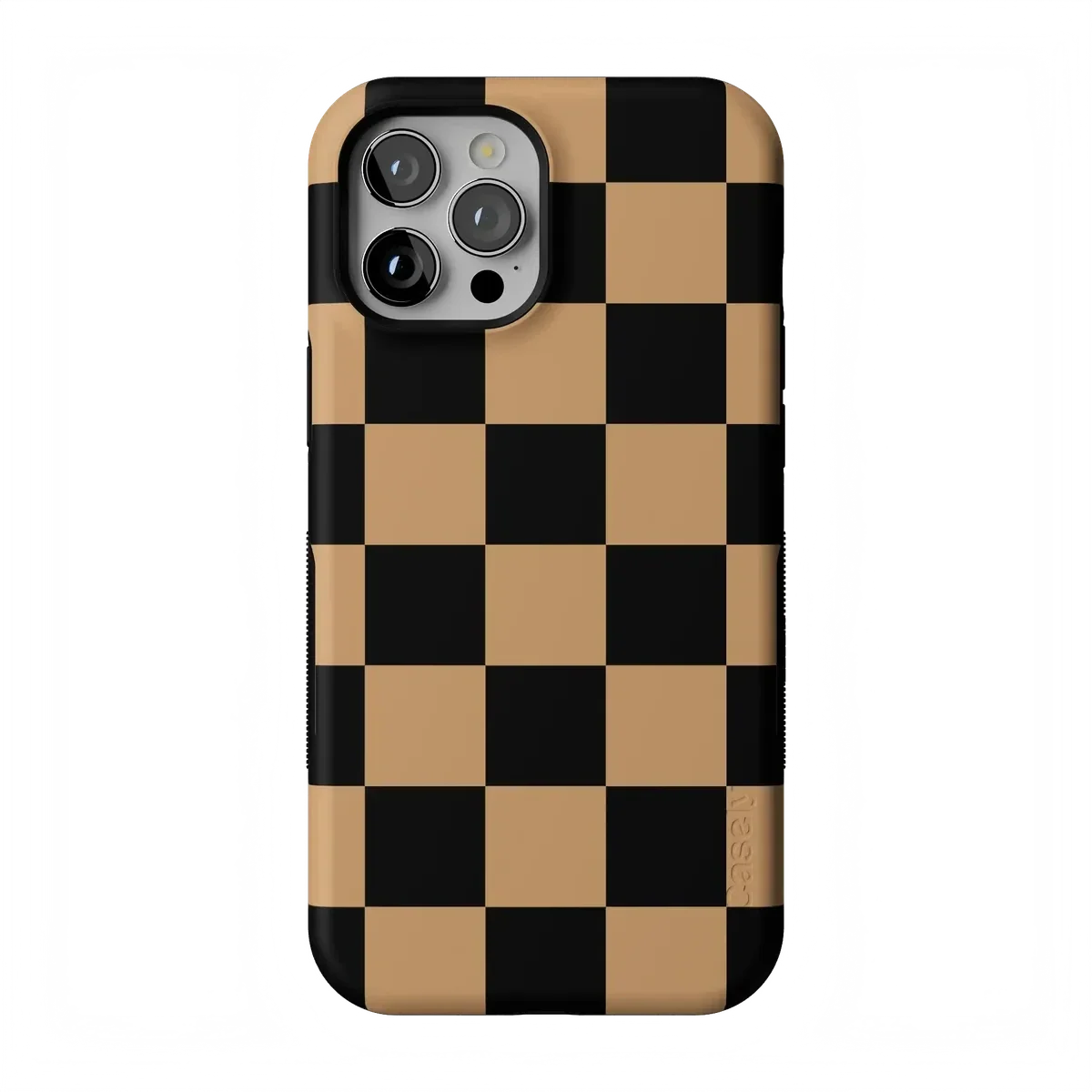 Fit Check | Black & Brown Checkerboard Case iPhone Case get.casely Bold Flex + MagSafe® iPhone 12 Pro Max