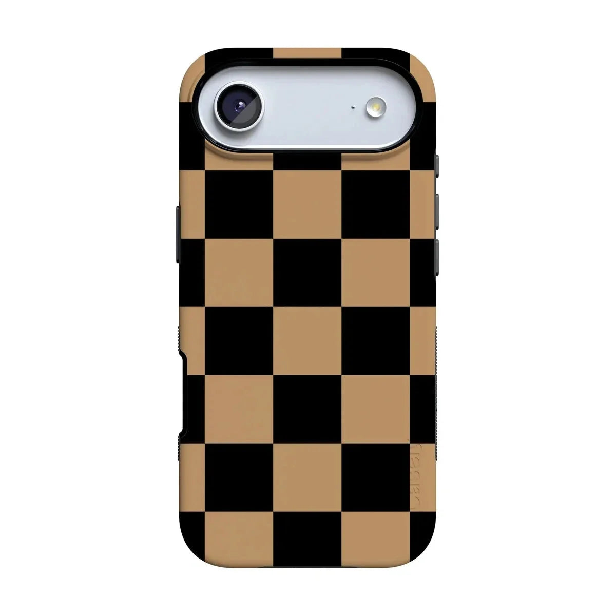 Fit Check | Black & Brown Checkerboard Case iPhone Case get.casely Bold Flex + MagSafe® iPhone 17 Air