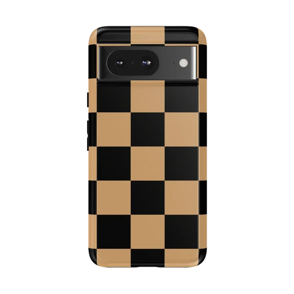 Fit Check | Black & Brown Checkerboard Case iPhone Case get.casely Essential Google Pixel 8
