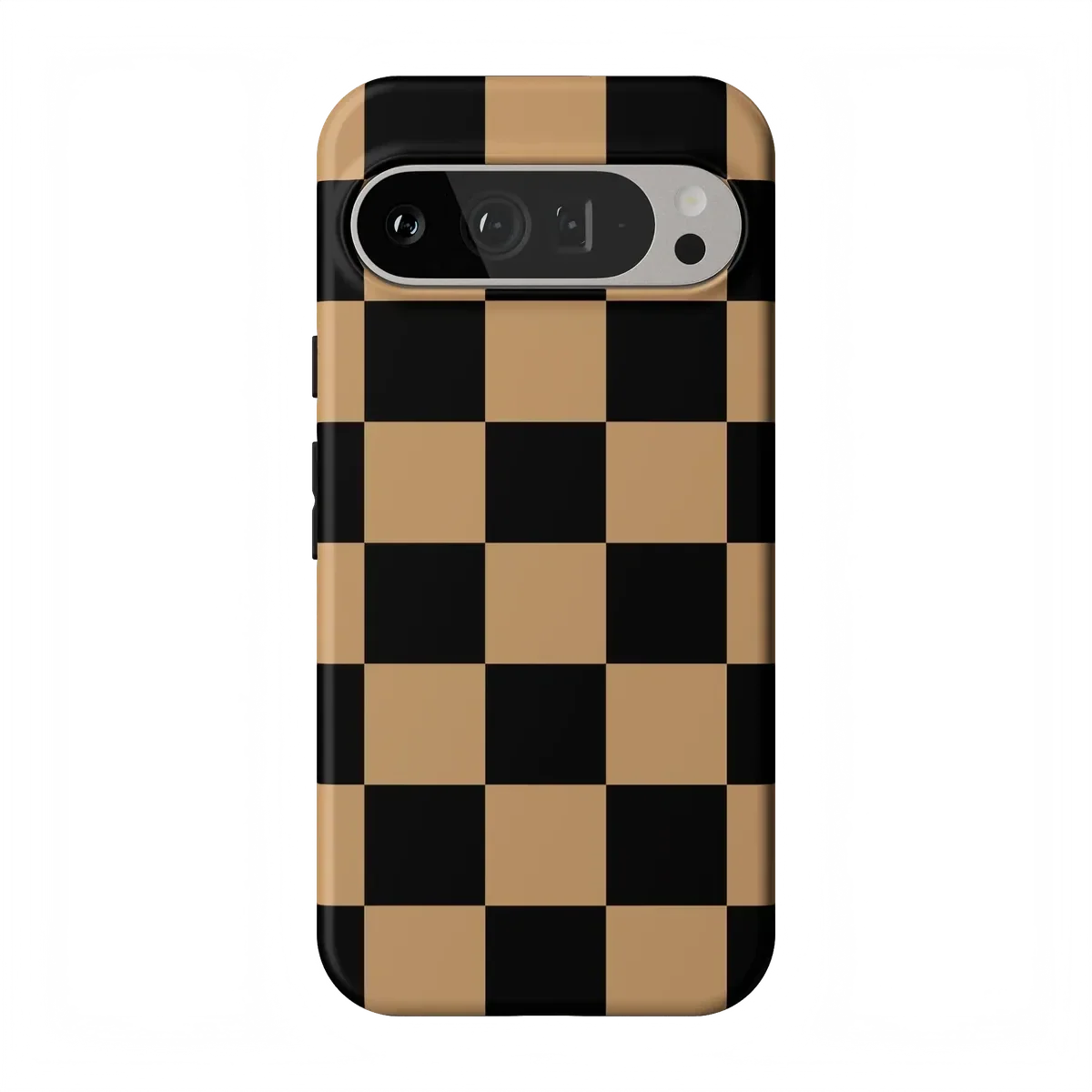 Fit Check | Black & Brown Checkerboard Case iPhone Case get.casely Essential Google Pixel 9 Pro XL