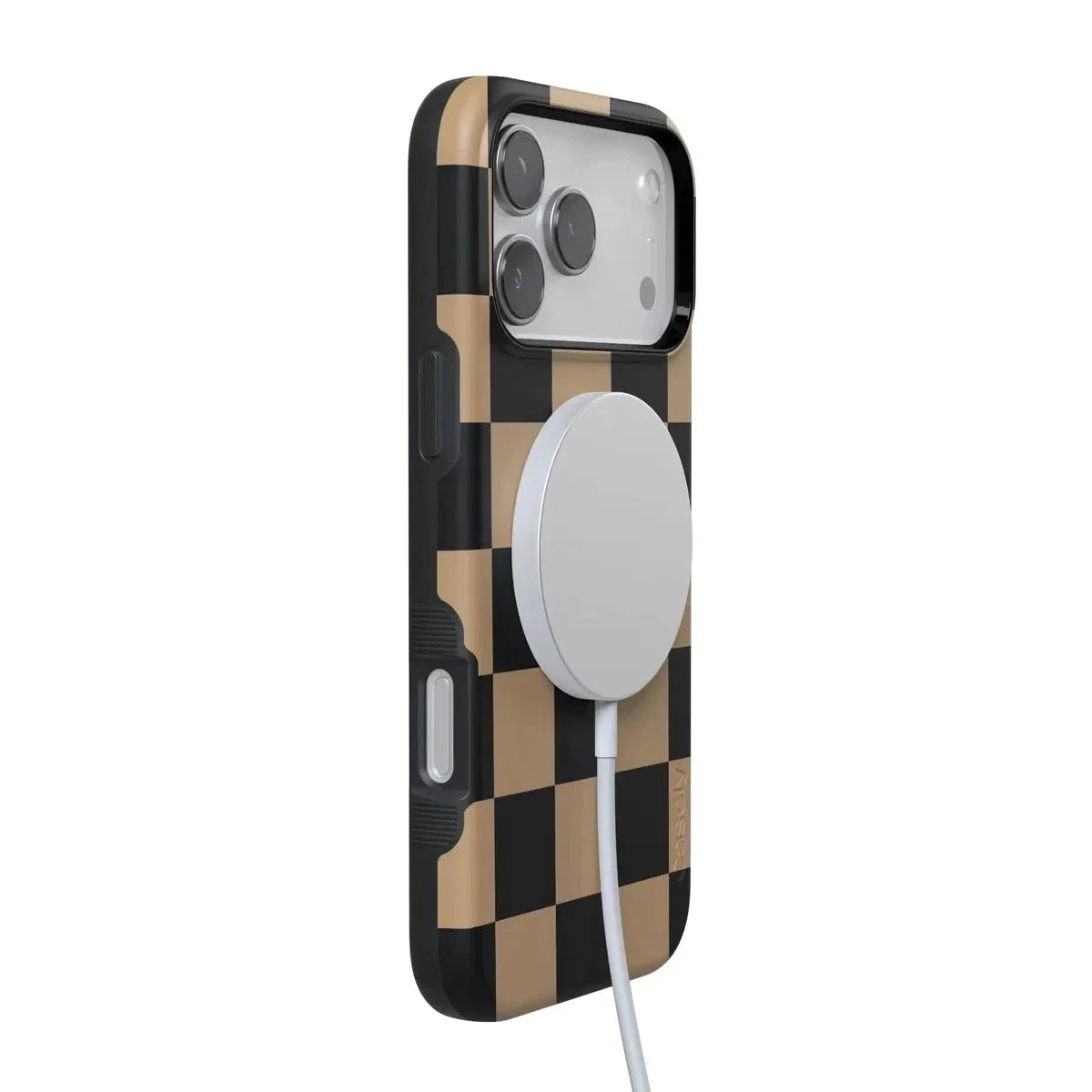 Fit Check | Black & Brown Checkerboard Case iPhone Case get.casely