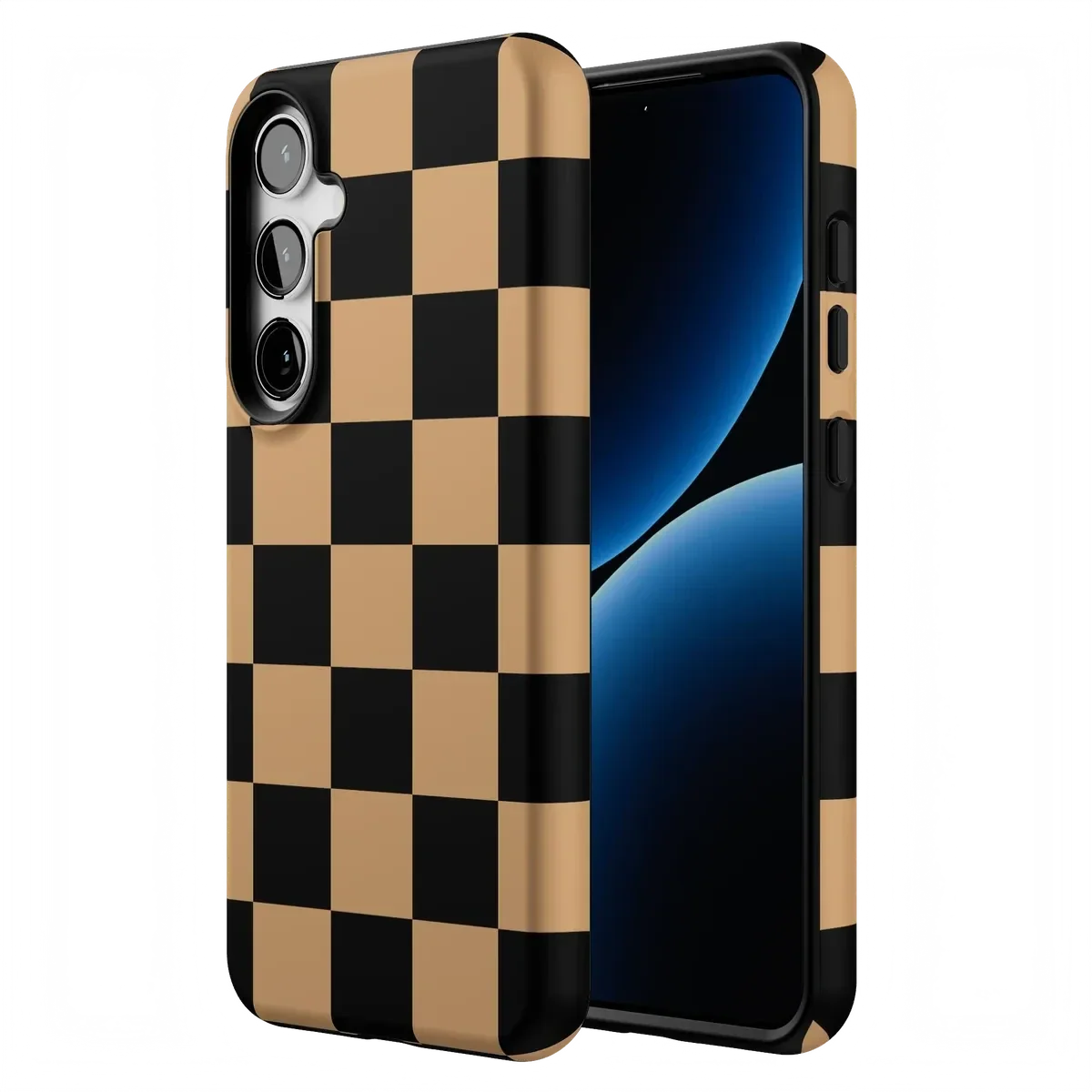 Fit Check | Black & Brown Checkerboard Case iPhone Case get.casely