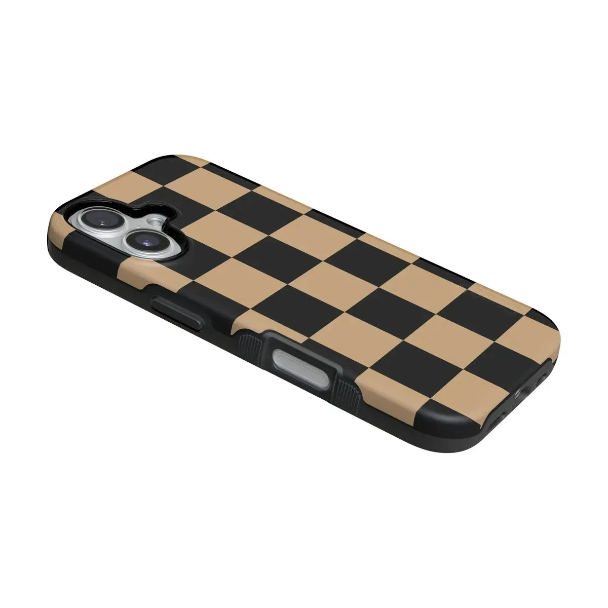 Fit Check | Black & Brown Checkerboard Case iPhone Case get.casely