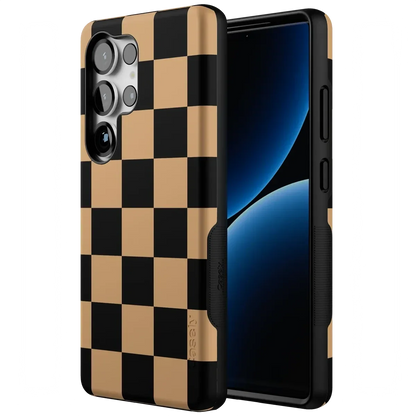 Fit Check | Black & Brown Checkerboard Case iPhone Case get.casely
