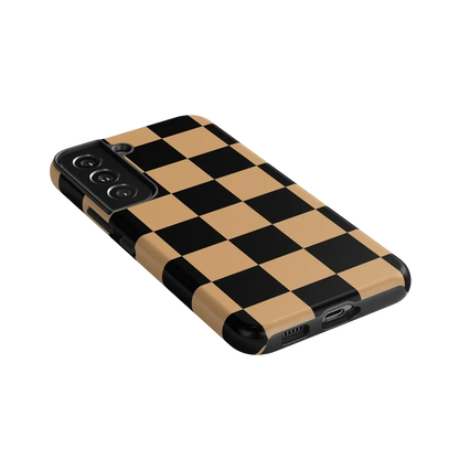 Fit Check | Black & Brown Checkerboard Case iPhone Case get.casely