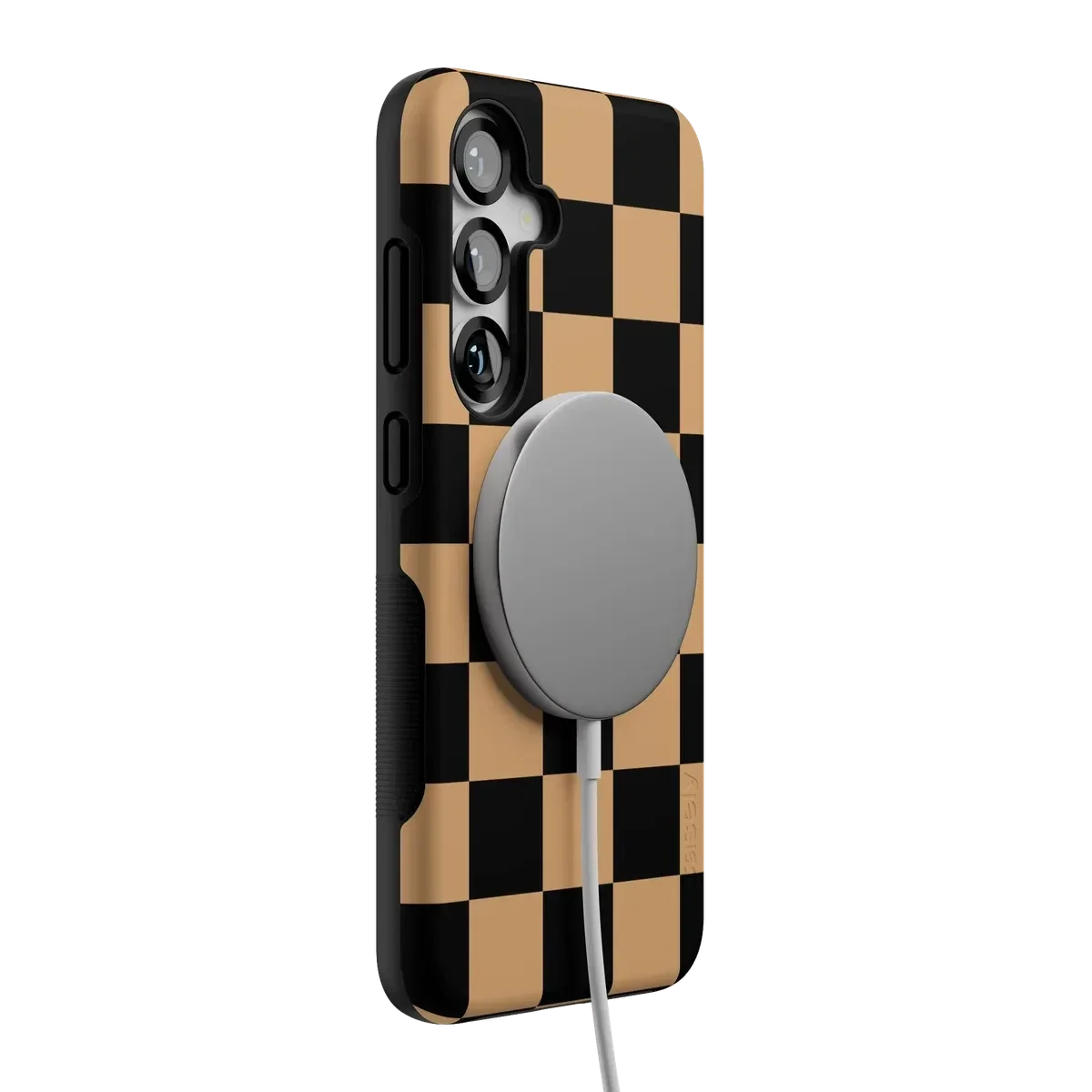Fit Check | Black & Brown Checkerboard Case iPhone Case get.casely