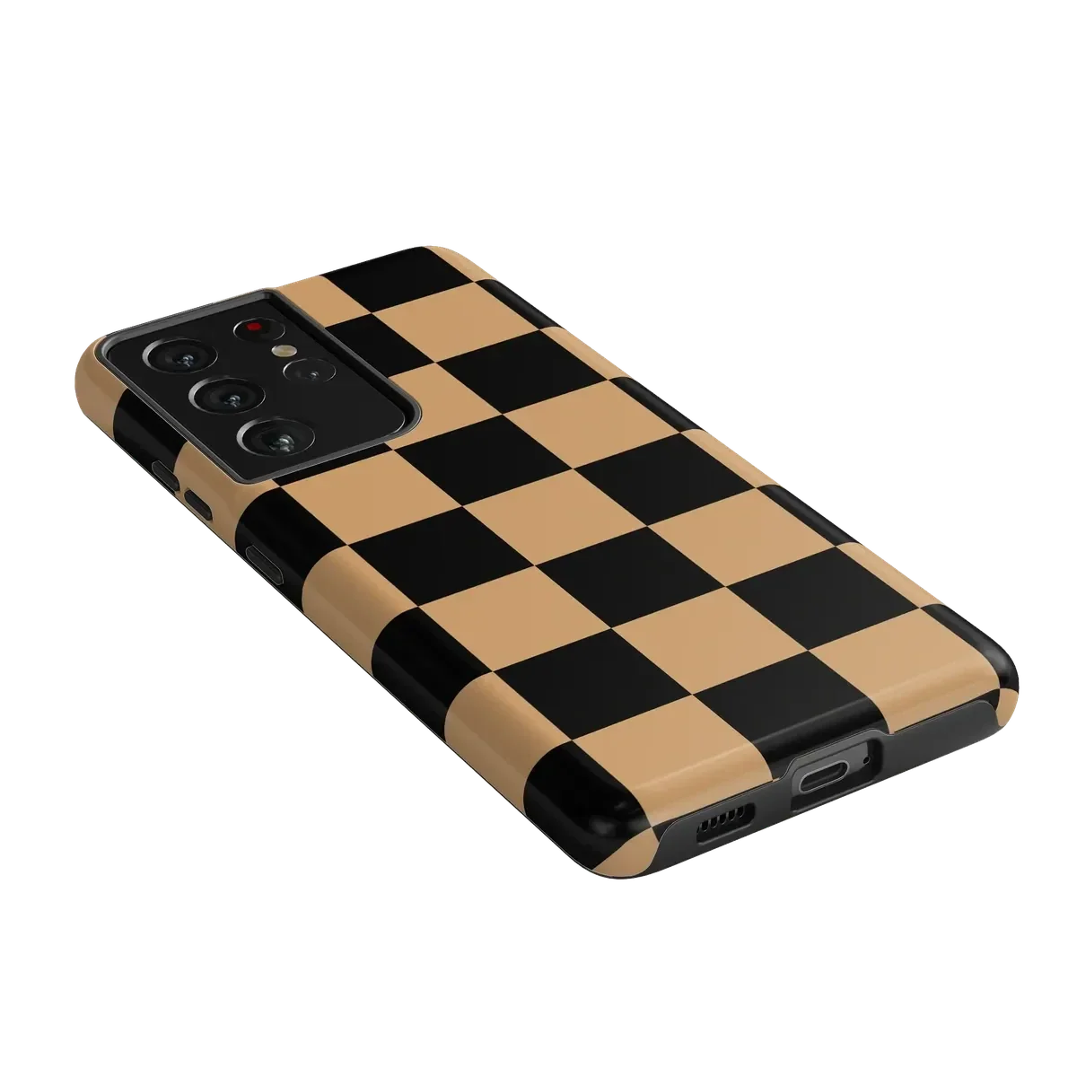 Fit Check | Black & Brown Checkerboard Case iPhone Case get.casely