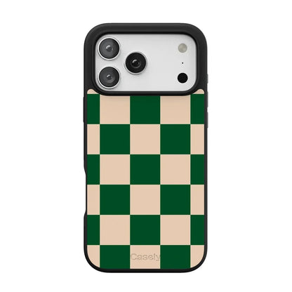 Fit Check | Green Checkerboard Case iPhone Case get.casely Align + MagSafe® iPhone 17 Pro Max