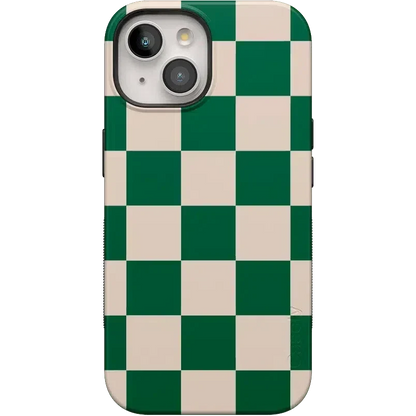 Fit Check | Green Checkerboard Case iPhone Case get.casely Bold Flex + MagSafe® iPhone 15 Plus