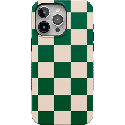 Fit Check | Green Checkerboard Case iPhone Case get.casely Bold Flex + MagSafe® iPhone 15 Pro Max