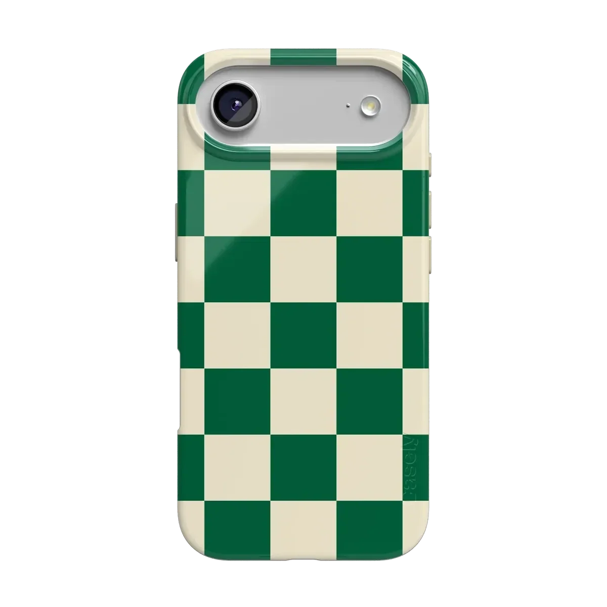 Fit Check | Green Checkerboard Case iPhone Case get.casely Classic + MagSafe® iPhone 17 Air