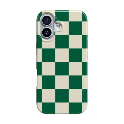 Fit Check | Green Checkerboard Case iPhone Case get.casely Classic + MagSafe® iPhone 17