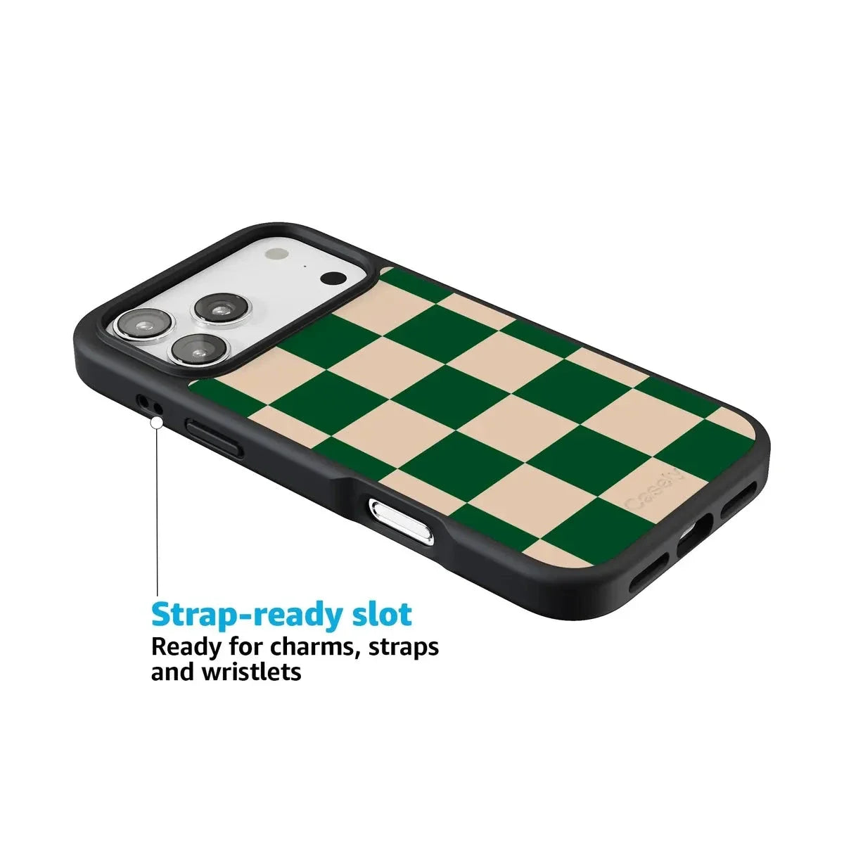 Fit Check | Green Checkerboard Case iPhone Case get.casely
