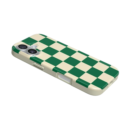 Fit Check | Green Checkerboard Case iPhone Case get.casely