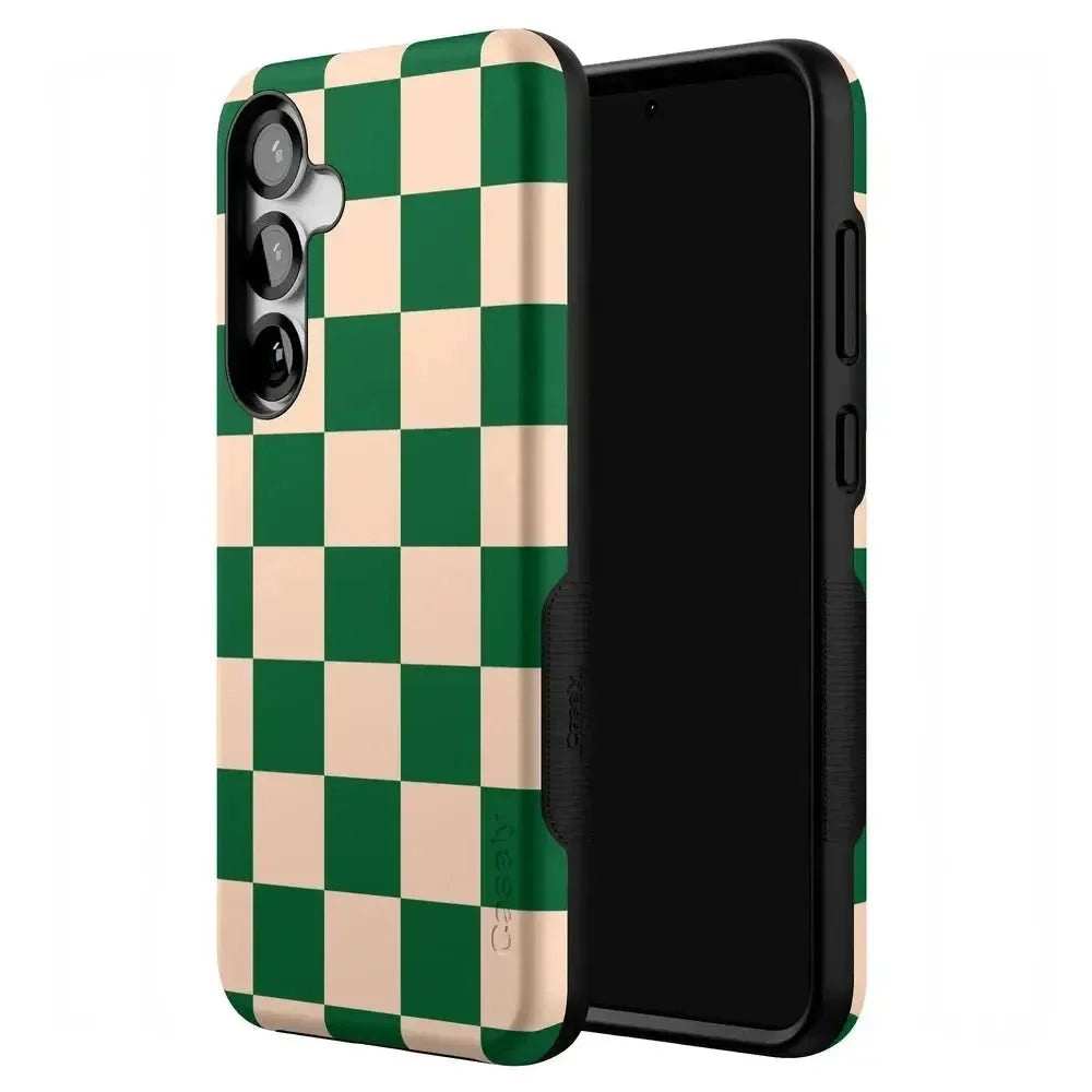 Fit Check | Green Checkerboard Case iPhone Case get.casely