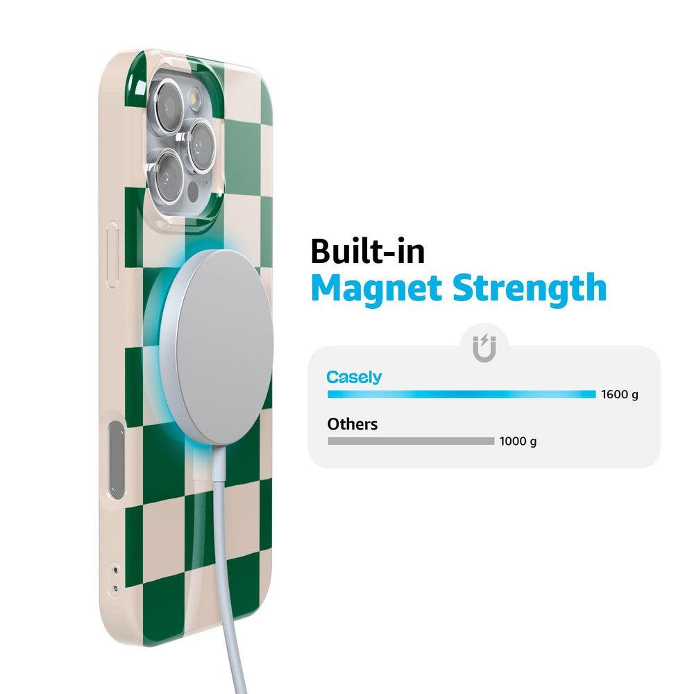 Fit Check | Green Checkerboard Case iPhone Case get.casely