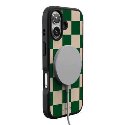 Fit Check | Green Checkerboard Case iPhone Case get.casely