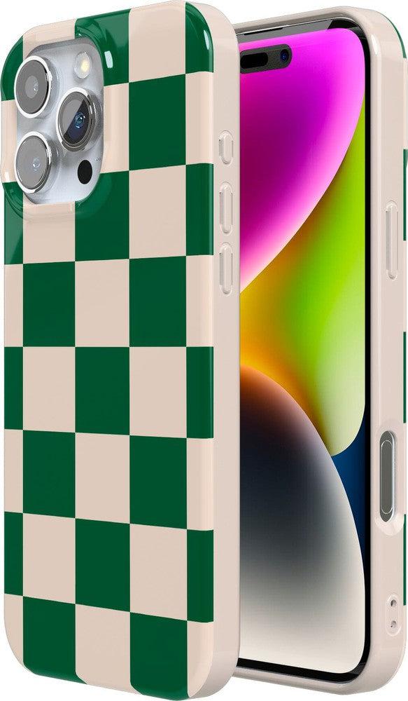 Fit Check | Green Checkerboard Case iPhone Case get.casely