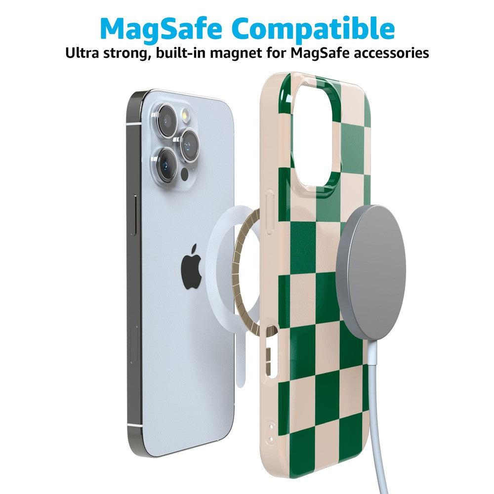 Fit Check | Green Checkerboard Case iPhone Case get.casely