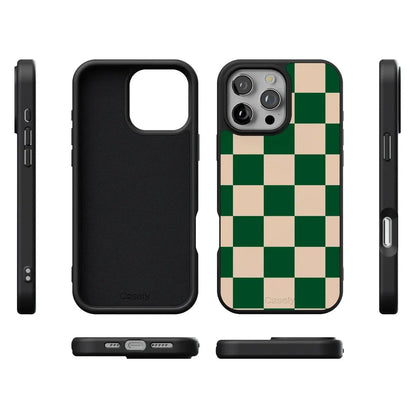 Fit Check | Green Checkerboard Case iPhone Case get.casely