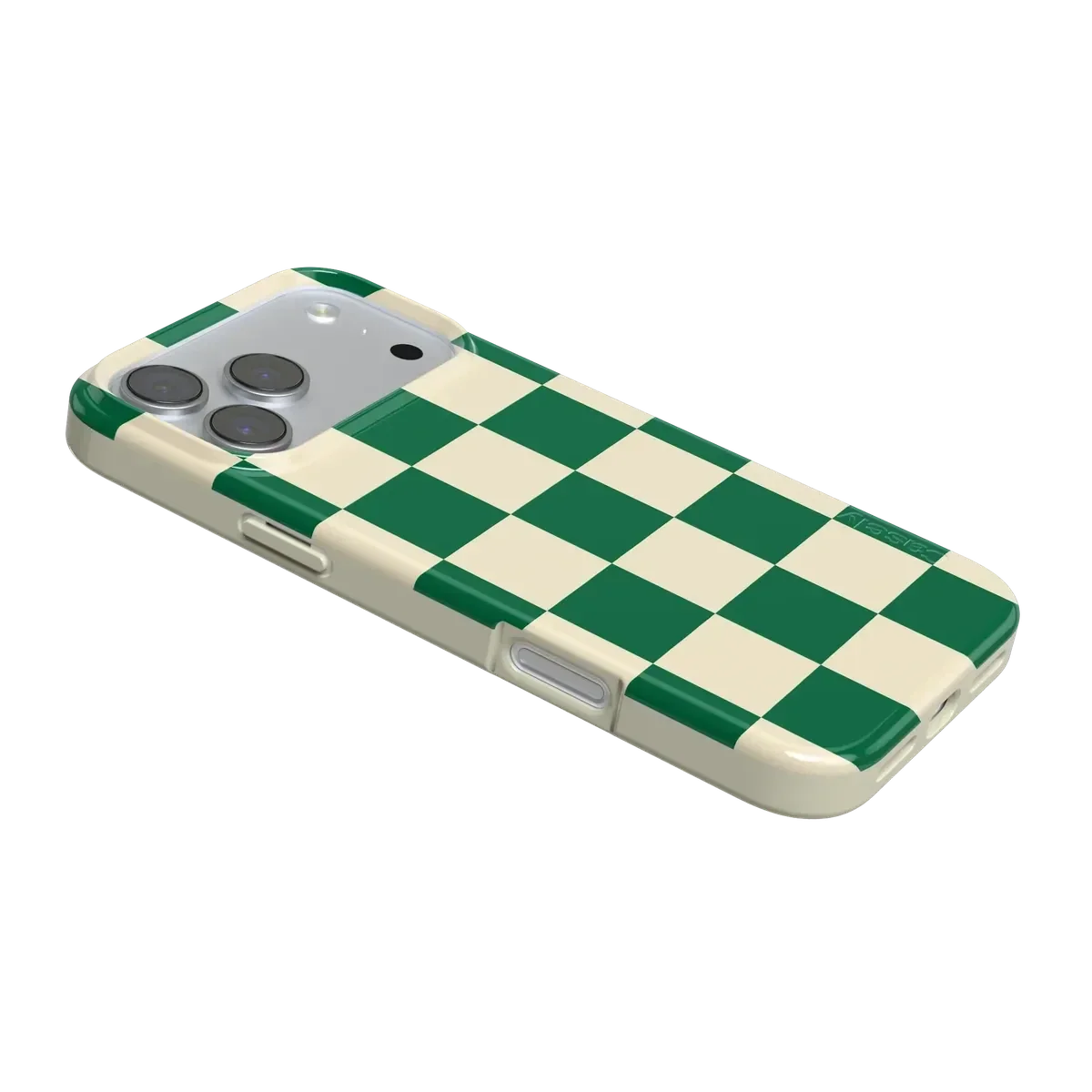 Fit Check | Green Checkerboard Case iPhone Case get.casely