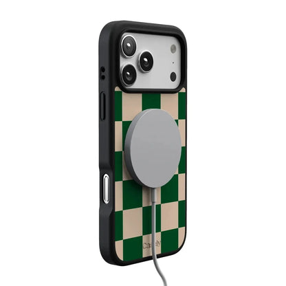 Fit Check | Green Checkerboard Case iPhone Case get.casely