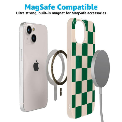 Fit Check | Green Checkerboard Case iPhone Case get.casely