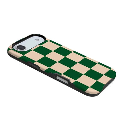 Fit Check | Green Checkerboard Case iPhone Case get.casely