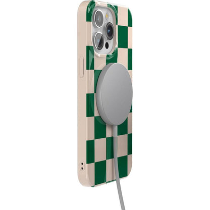 Fit Check | Green Checkerboard Case iPhone Case get.casely