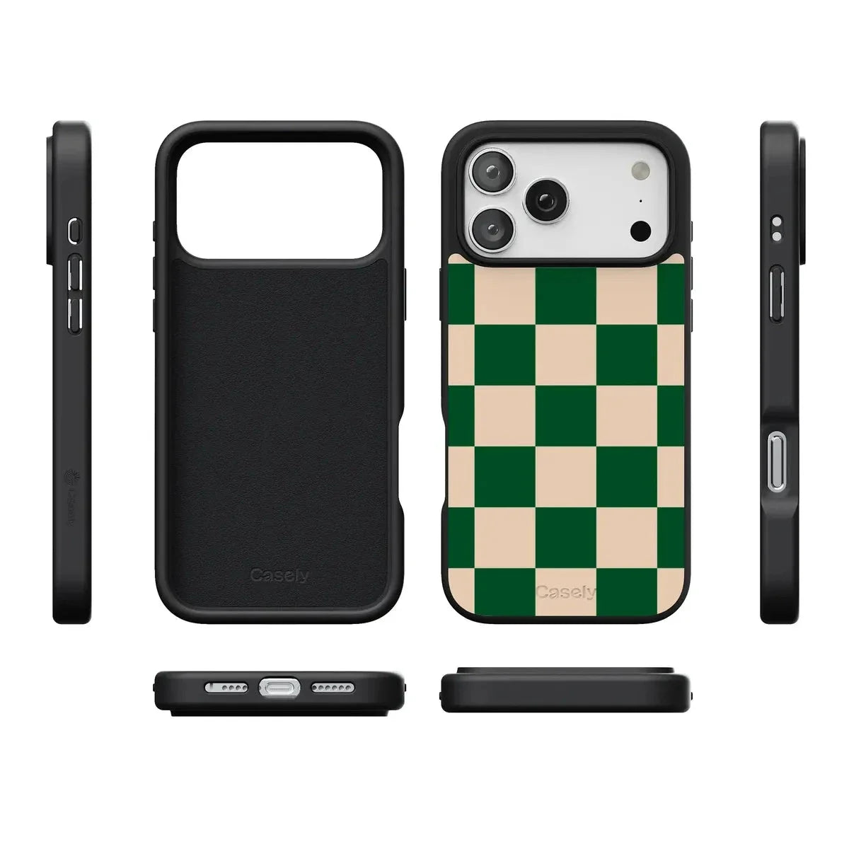 Fit Check | Green Checkerboard Case iPhone Case get.casely