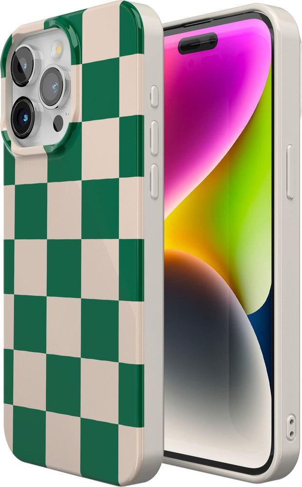 Fit Check | Green Checkerboard Case iPhone Case get.casely