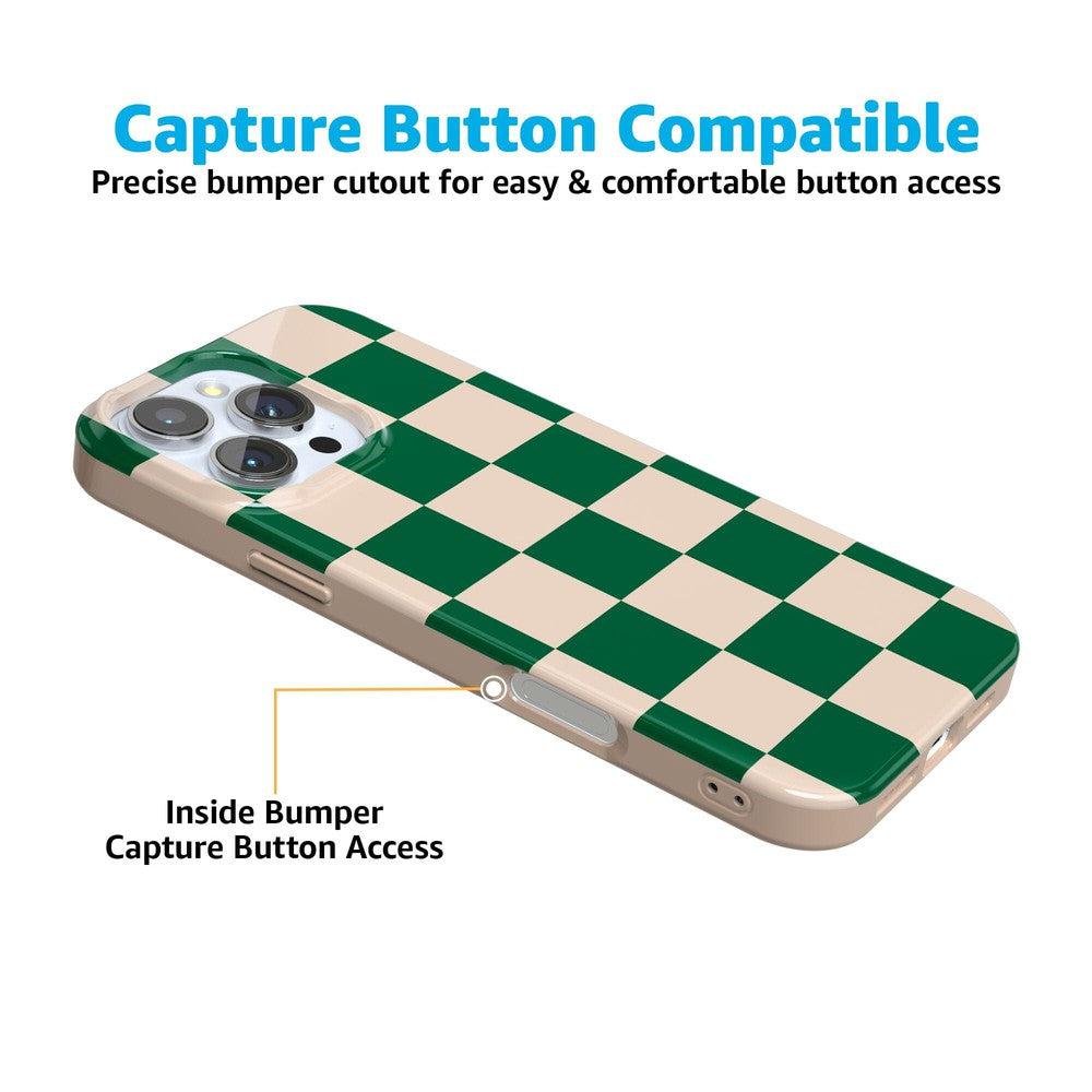 Fit Check | Green Checkerboard Case iPhone Case get.casely