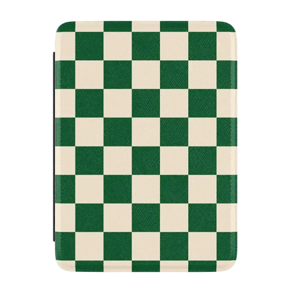 Fit Check | Green Checkerboard Kindle Case Kindle Case get.casely 7” Kindle Paperwhite
