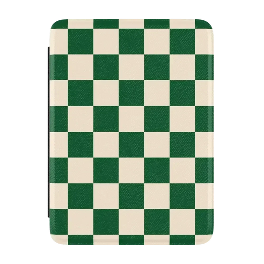 Fit Check | Green Checkerboard Kindle Case Kindle Case get.casely 7” Kindle Paperwhite