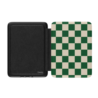 Fit Check | Green Checkerboard Kindle Case Kindle Case get.casely