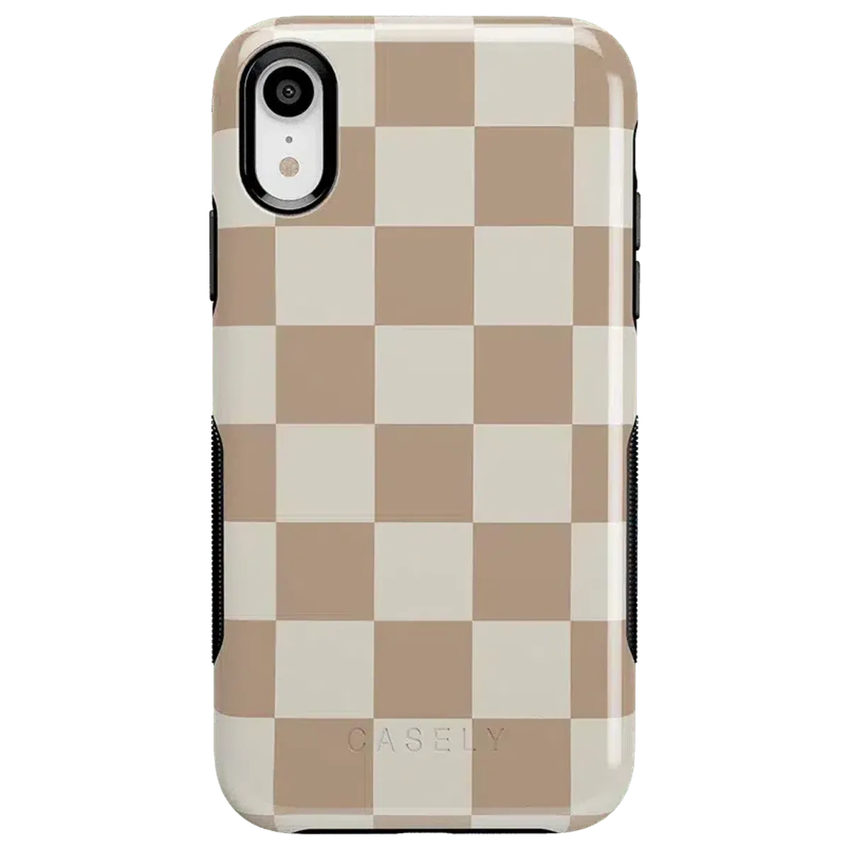 Fit Check | Neutral Checkerboard Case iPhone Case get.casely Bold iPhone XR