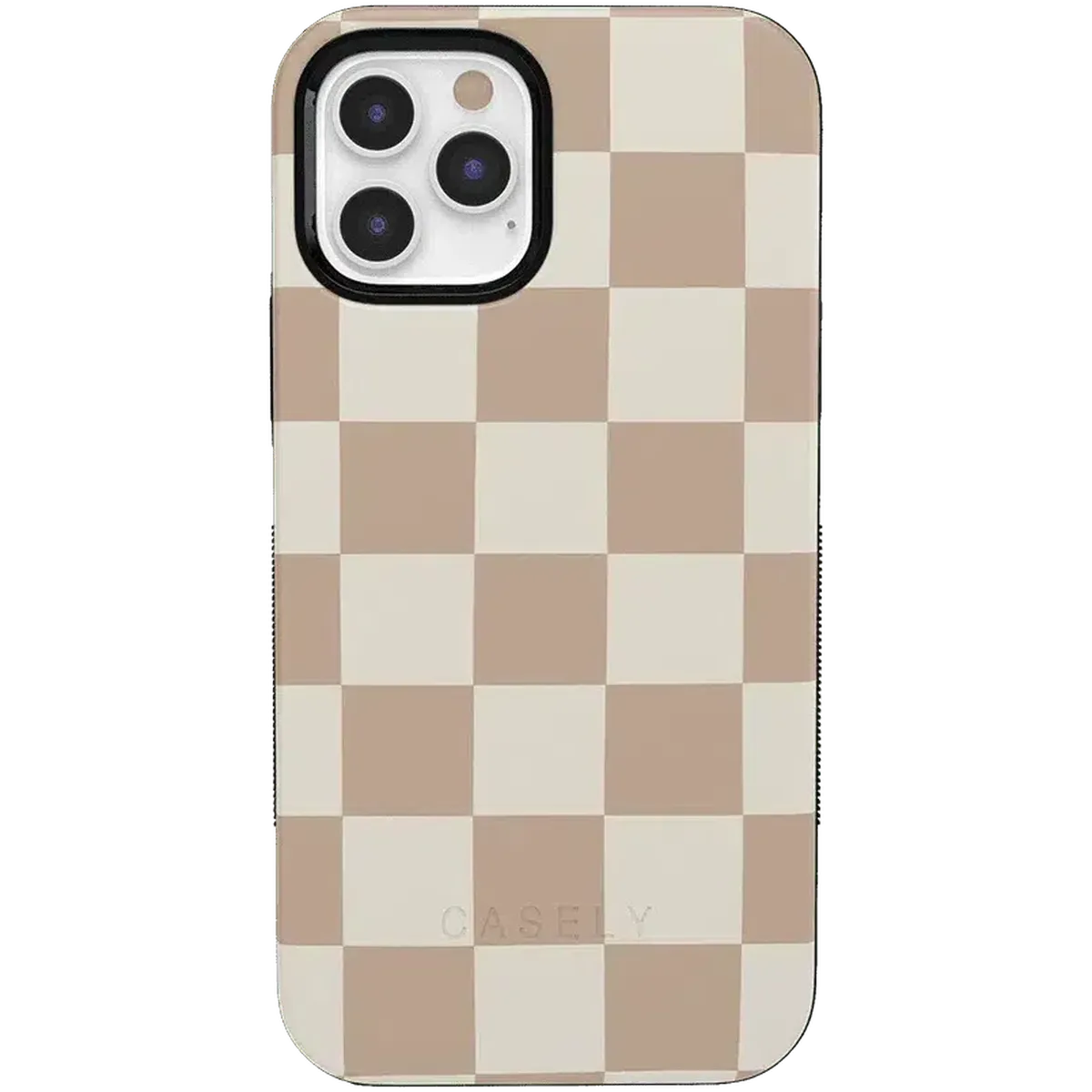 Fit Check | Neutral Checkerboard Case iPhone Case get.casely Bold + MagSafe® iPhone 12 Pro Max