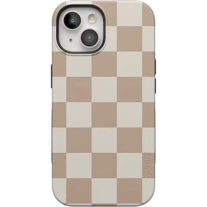 Fit Check | Neutral Checkerboard Case iPhone Case get.casely Bold + MagSafe® iPhone 15