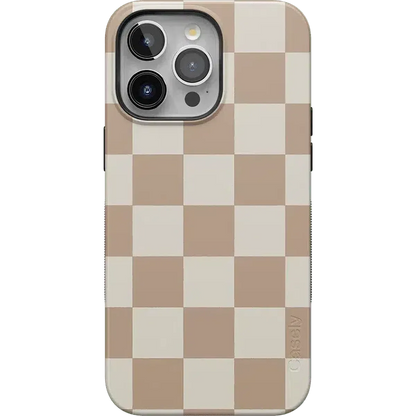 Fit Check | Neutral Checkerboard Case iPhone Case get.casely Bold + MagSafe® iPhone 15 Pro