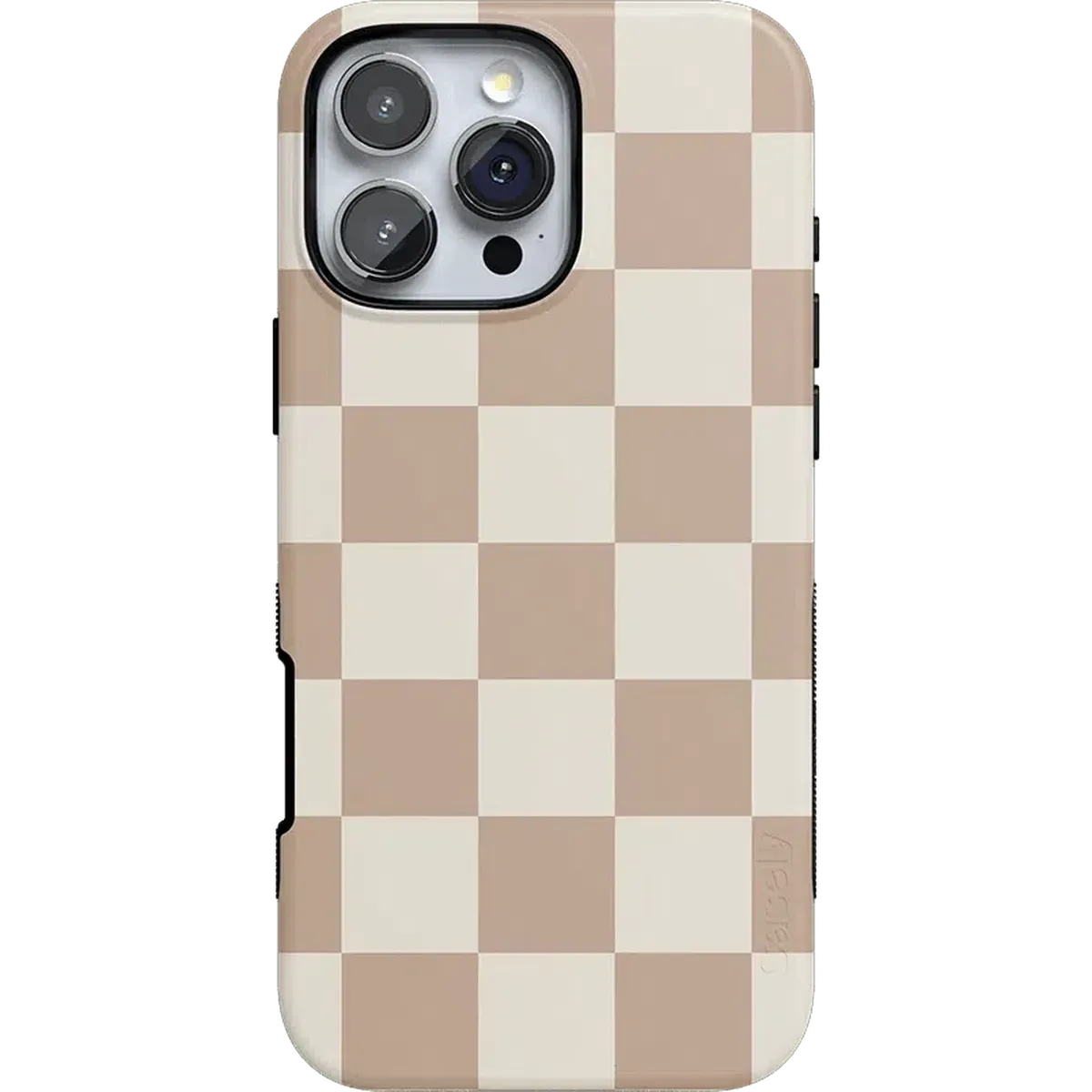 Fit Check | Neutral Checkerboard Case iPhone Case get.casely Bold + MagSafe® iPhone 16 Pro Max